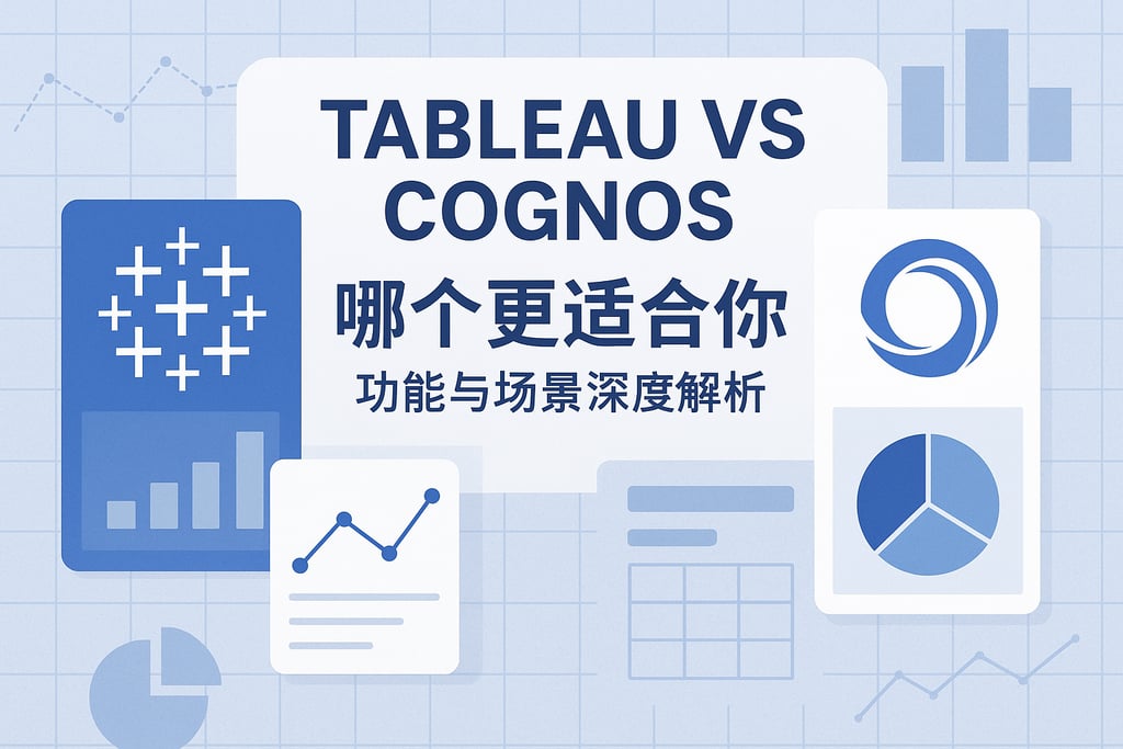 Tableau VS Cognos，哪个更适合你？功能与场景深度解析